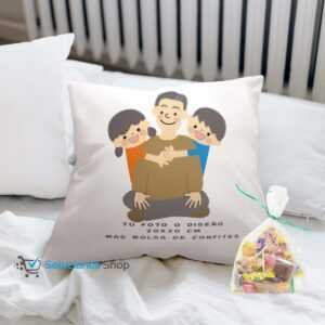 Almohada para niño + bolsa de golosinas
