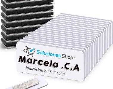 Gafete MDF Rectangular | Pin ID Para empresas u organizaciones