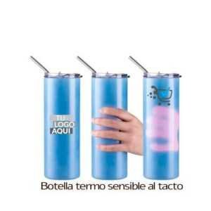 Botella termo sensible al tacto Cambia de color