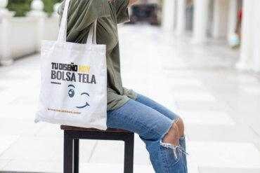 Bolsas de tela reutilizables con impresión personalizada