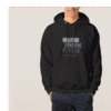 Sudadera personalizada con capucha negro
