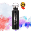 Botella Térmica de Acero Inoxidable Negra | Mantén el Calor | Regalo Personalizado