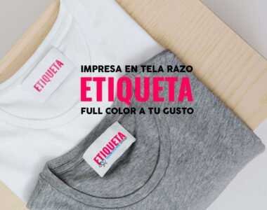 Etiquetas de tela personalizadas para Ropa, disponibles en Soluciones Shop® Costa Rica