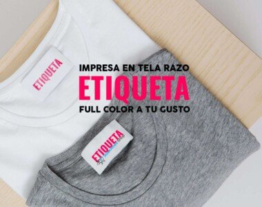 Etiquetas de tela personalizadas para Ropa, disponibles en Soluciones Shop® Costa Rica
