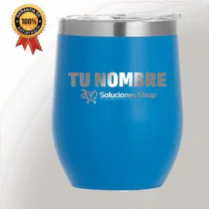 Coctelera de Acero azul