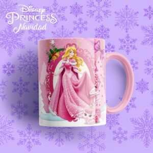Taza Princesas navideñas de Disney | Aurora Navideña