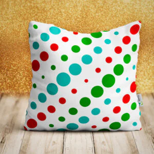 Cojines Navideños en Costa Rica 25x30cm - con diseño bolitas