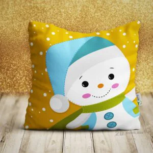 Cojines Navideños en Costa Rica 25x30cm - con diseño muñeco de nieve