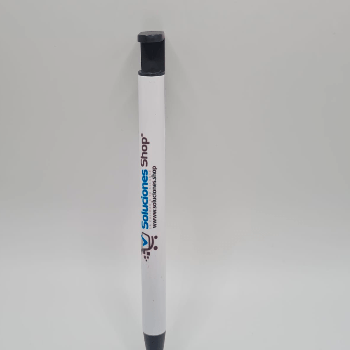 Plumas de Aluminio Personalizadas de Alta Calidad en Color Blanco (1) Plumas de Aluminio Personalizadas de Alta Calidad en Color Blanco