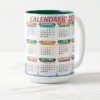 Tazas Calendario 2024 | Diseños Flork Navideños - Muñeco Feliz