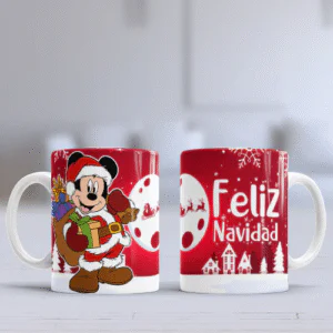 Tazas con diseños de Mickey Mouse - Diseño Mickey rojo