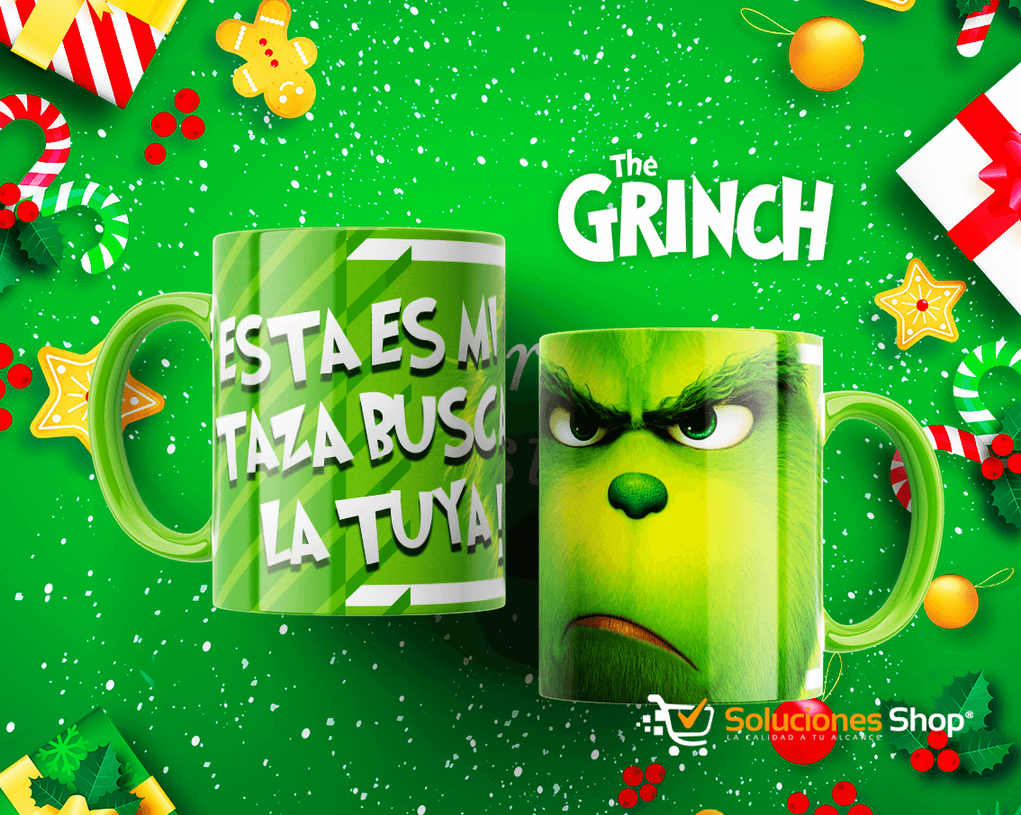Tazas con Diseño del Grinch en Costa Rica Tazas con Diseño del Grinch en Costa Rica