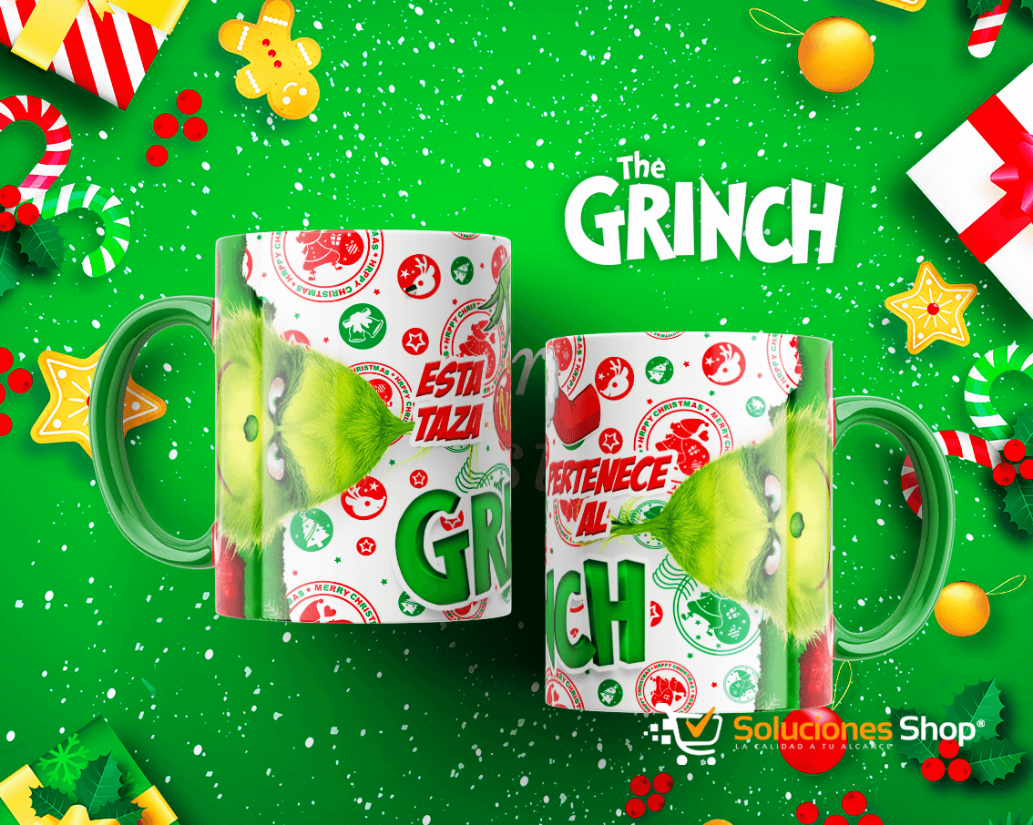 Tazas con Diseño del Grinch en Costa Rica Tazas con Diseño del Grinch en Costa Rica