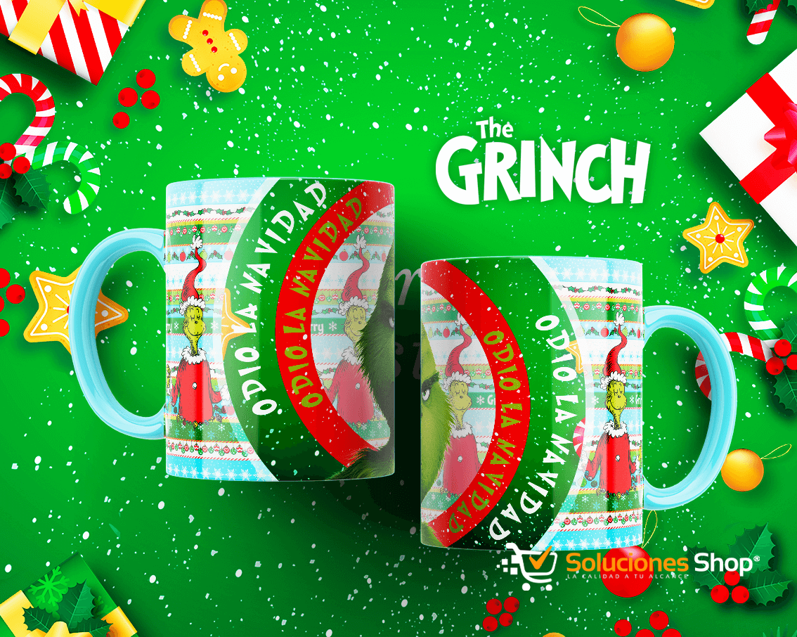 Tazas con Diseño del Grinch en Costa Rica Tazas con Diseño del Grinch en Costa Rica