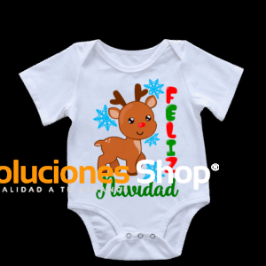 "Bodys de Navidad Personalizados de Bebé: Celebra la Temporada con Estilo Festivo"
