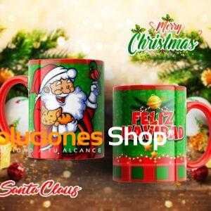 Tazas de Santa Claus con Diseño Navideño Exclusivo