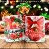 Tazas con Diseño Navideño y Letras de Abecedario Personalizables