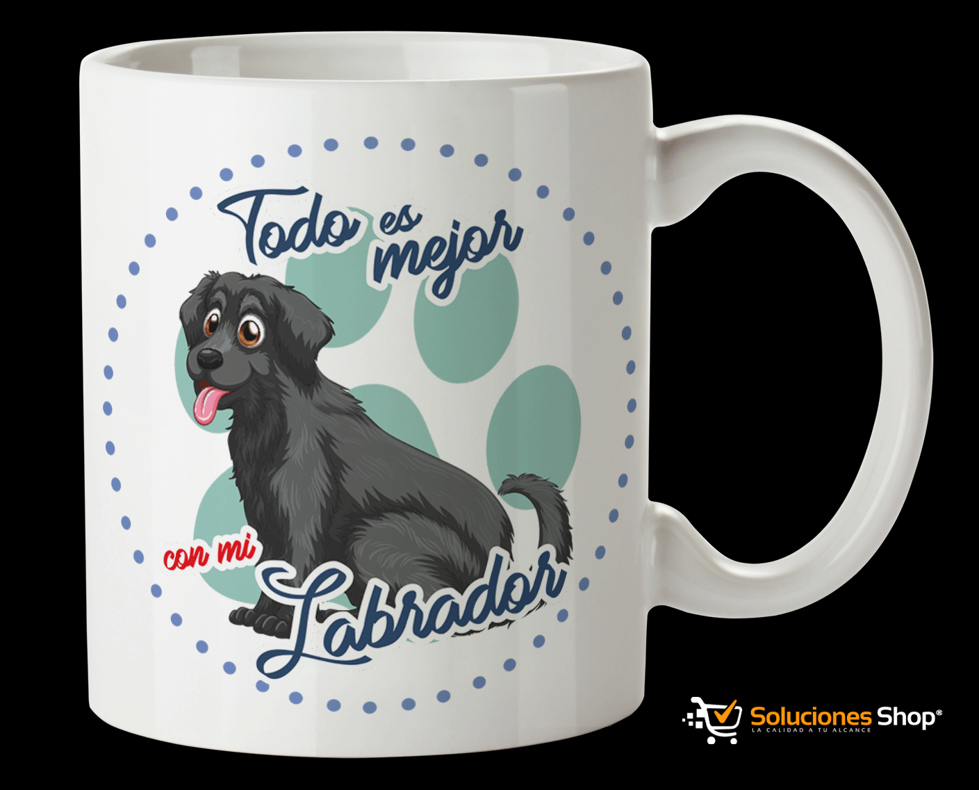 labrador-b Tazas Personalizadas: Dale Vida a tus Mañanas con 33 Increíbles Diseños