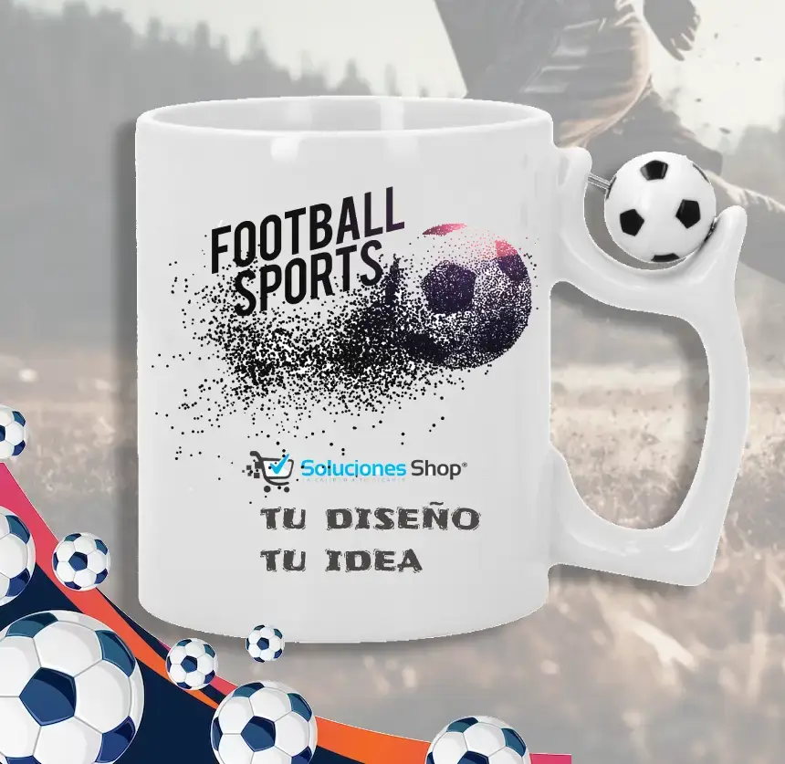 Taza de Fútbol Personalizada ¡Diseño Único para los Amantes del Fútbol
