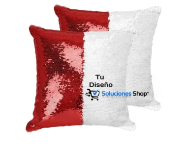 almohada de lentejuelas personalizable