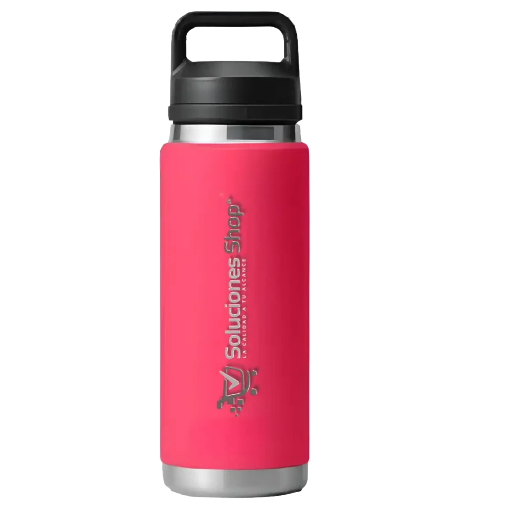 Ficha Técnica: Botella Rambler 800 ml Rojo con Grabado Láser