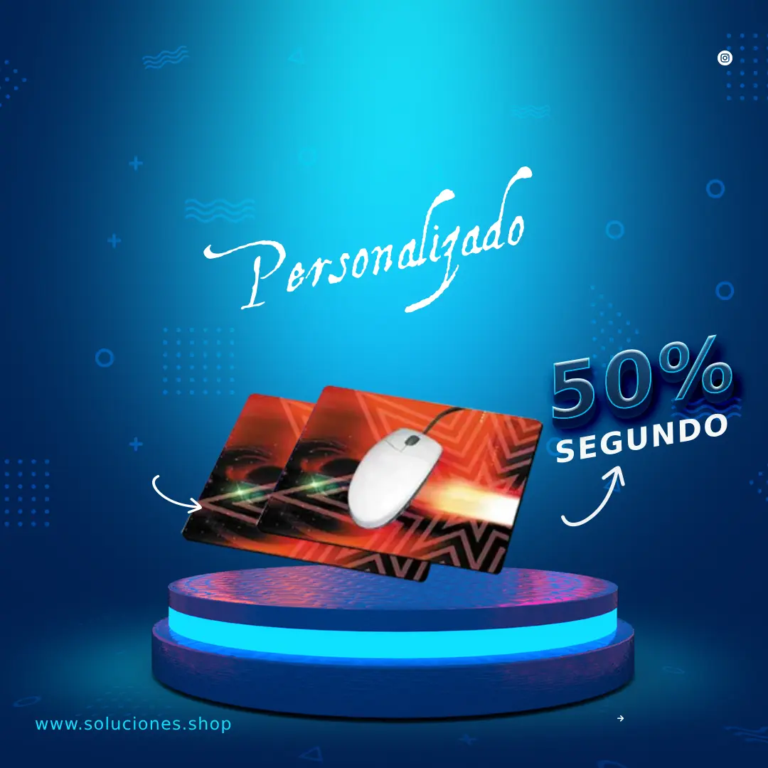 Mouse Pad Personalizado - Segundo a mitad de precio