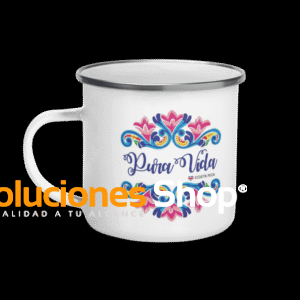 Taza 12 oz enamel personalizada | Diseño único a tu gusto
