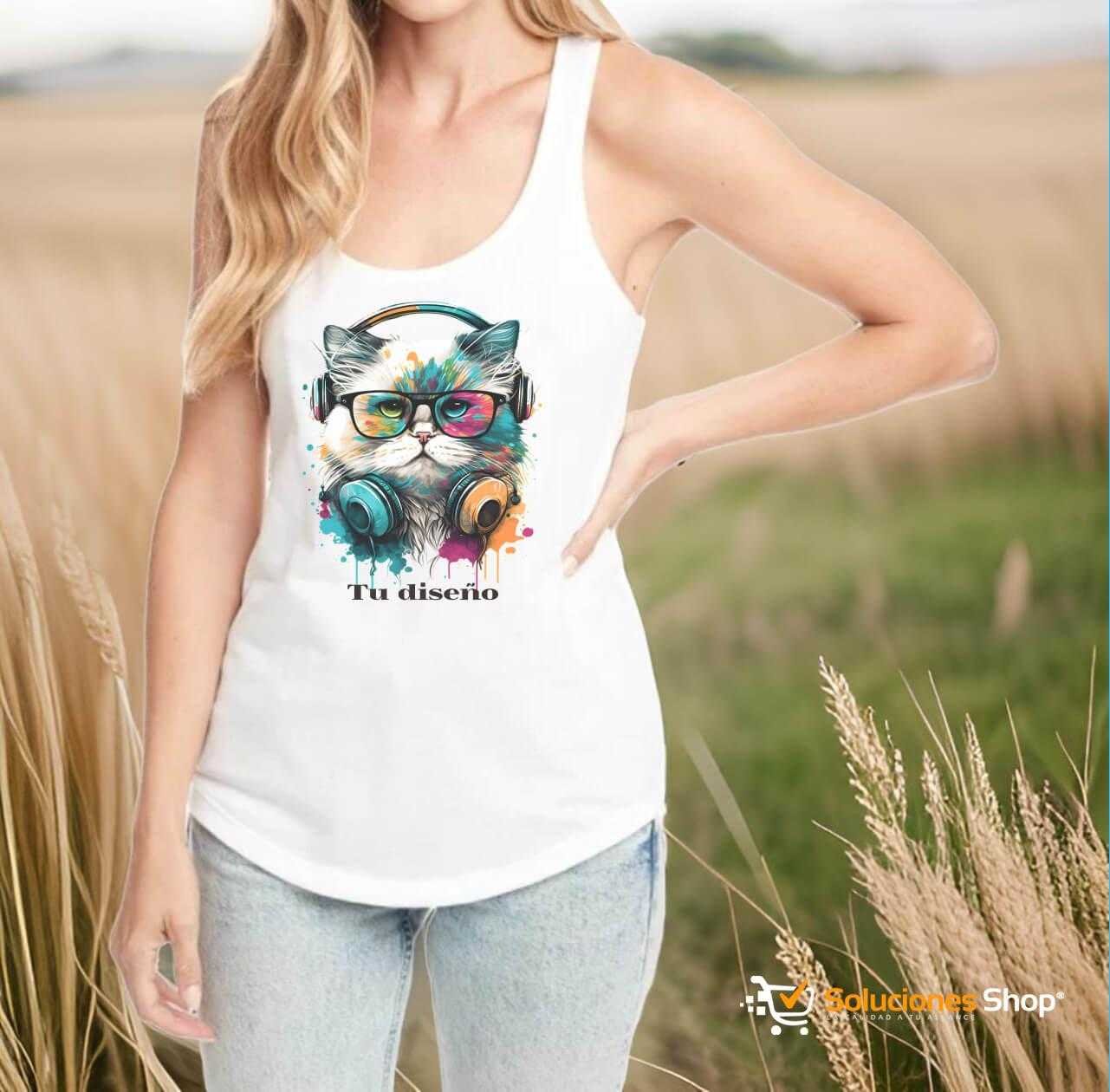 Camiseta para Mujer Personalizable TANK TOP OVER TEES