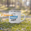 Taza 12 oz enamel personalizada | Diseño único a tu gusto