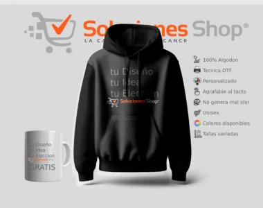 Hoodie con Diseño Personalizado + Taza Gratis