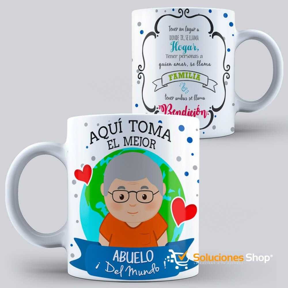 Tazas con Diseño de Familia Aqui toma el mejor Personalizado