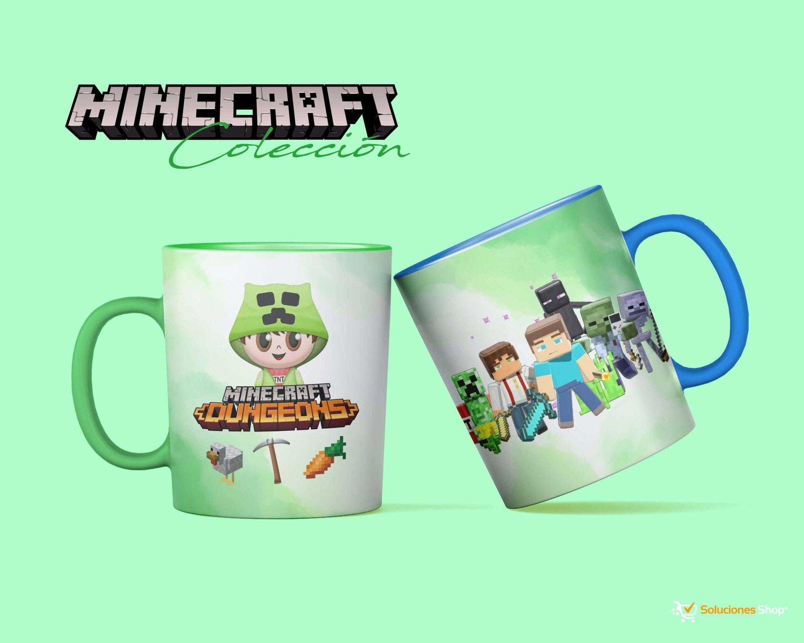 Tazas personalizadas de Minecraft ¡Regalos ideales para gamers!