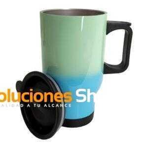 Jarra de Viaje Amarilla - 14 oz Acero Inoxidable 304