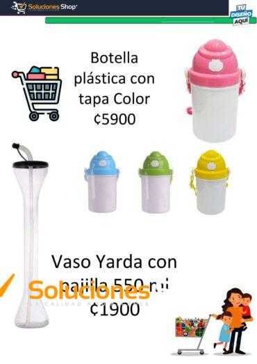 Botellas Plásticas y Vasos Yarda de Soluciones Shop Costa Rica
