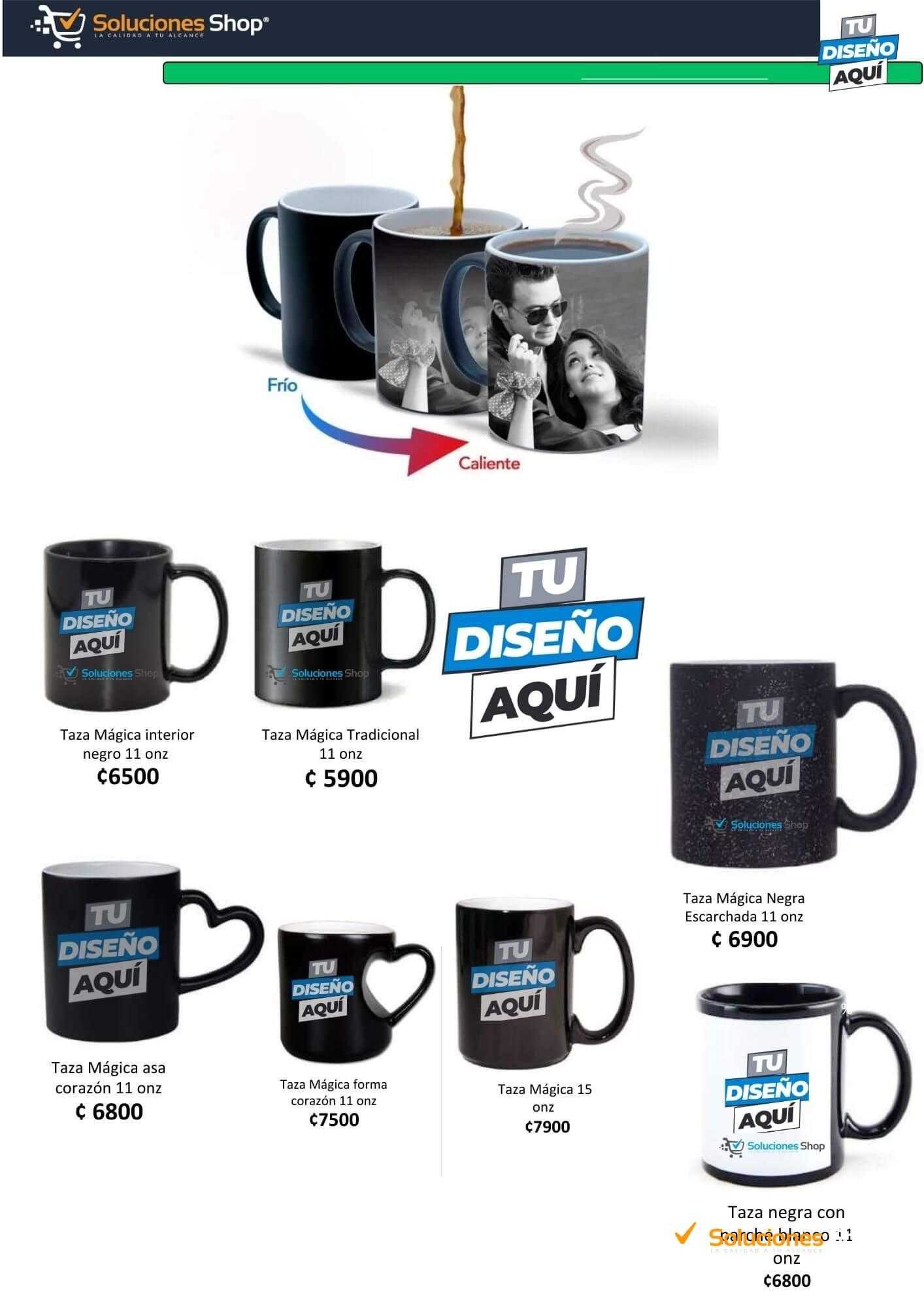 Tazas Mágicas Personalizables de Soluciones Shop Costa Rica