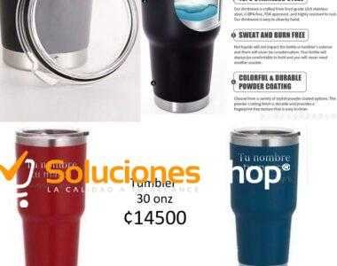 Tumbler 30 onz de Soluciones Shop Costa Rica
