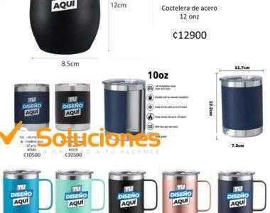 Tumblers y Mugs Personalizables de Soluciones Shop Costa Rica