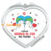 Espejo Metálico Personalizado "Día del Amor y la Amistad" - Edición Especial