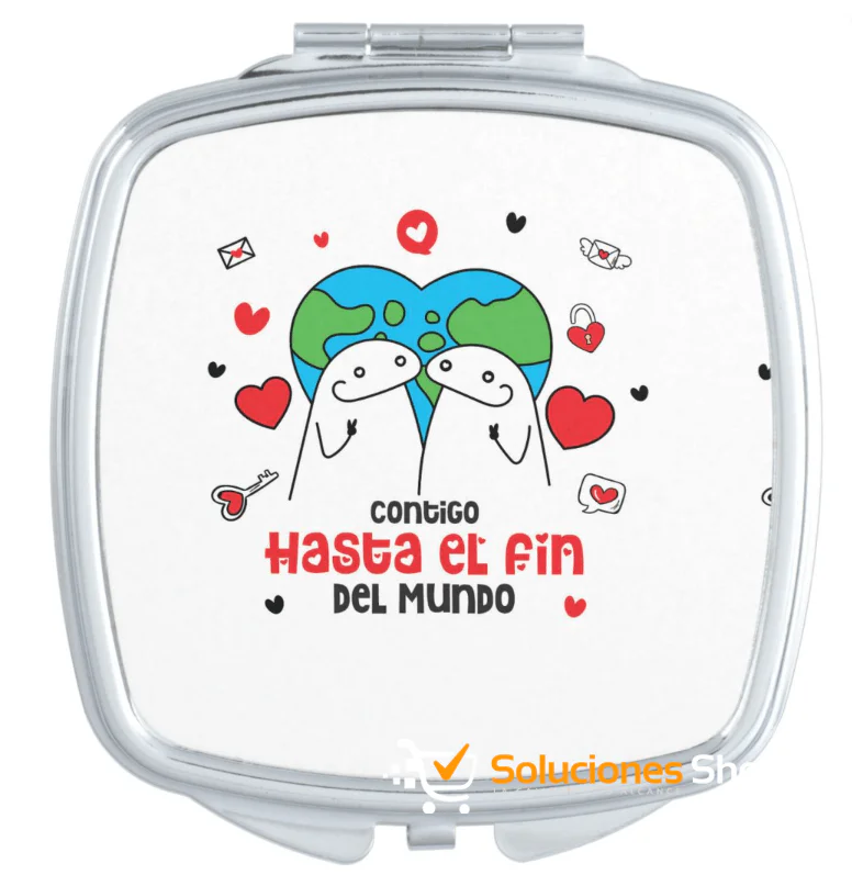 Espejo Metálico Personalizado "Día del Amor y la Amistad" - Edición Especial Espejo Metálico Personalizado "Día del Amor y la Amistad" - Edición Especial