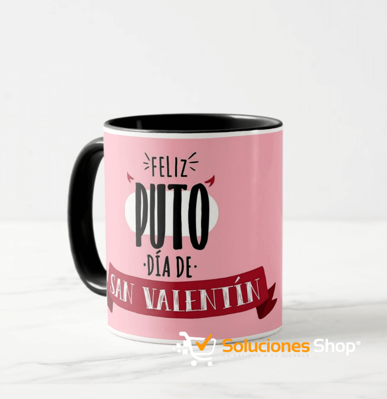 Taza Divertida con Diseño de Anti-San Valentín - Edición Especial | Soluciones Shop Costa Rica