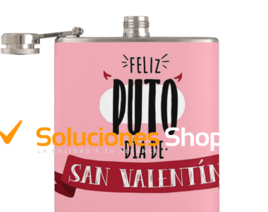 Cantimplora de Bolsillo para Licor "Anti-San Valentín" - Edición Especial