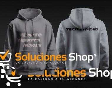 Sudadera gris premium "Diseña tu estilo"