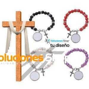 Pulsera Denario Personalizada - Roja, Negra, Blanca o Morada