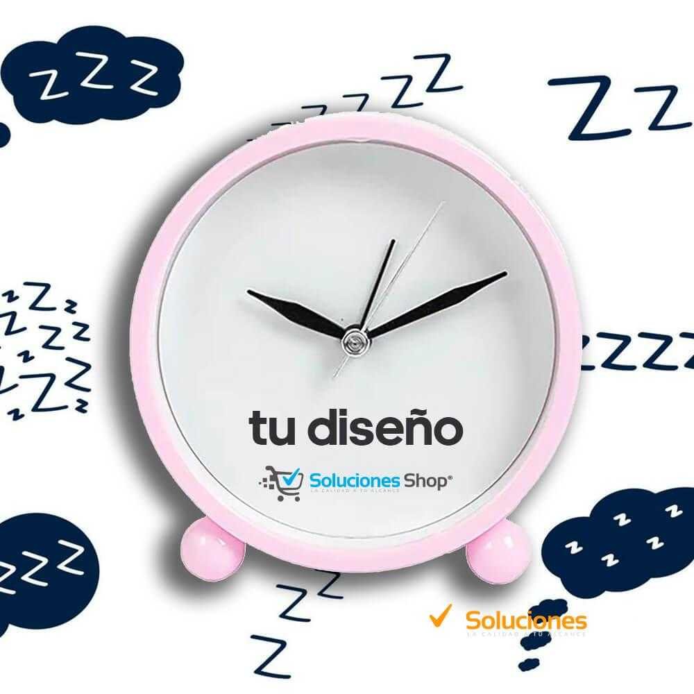 Reloj de Sobremesa de Plástico Personalizado, Rosa Reloj de Sobremesa de Plástico Personalizado, Rosa