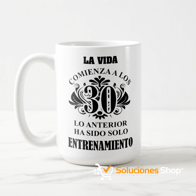 Taza personalizada clásica o mágica 15 oz con diseño de leyendas