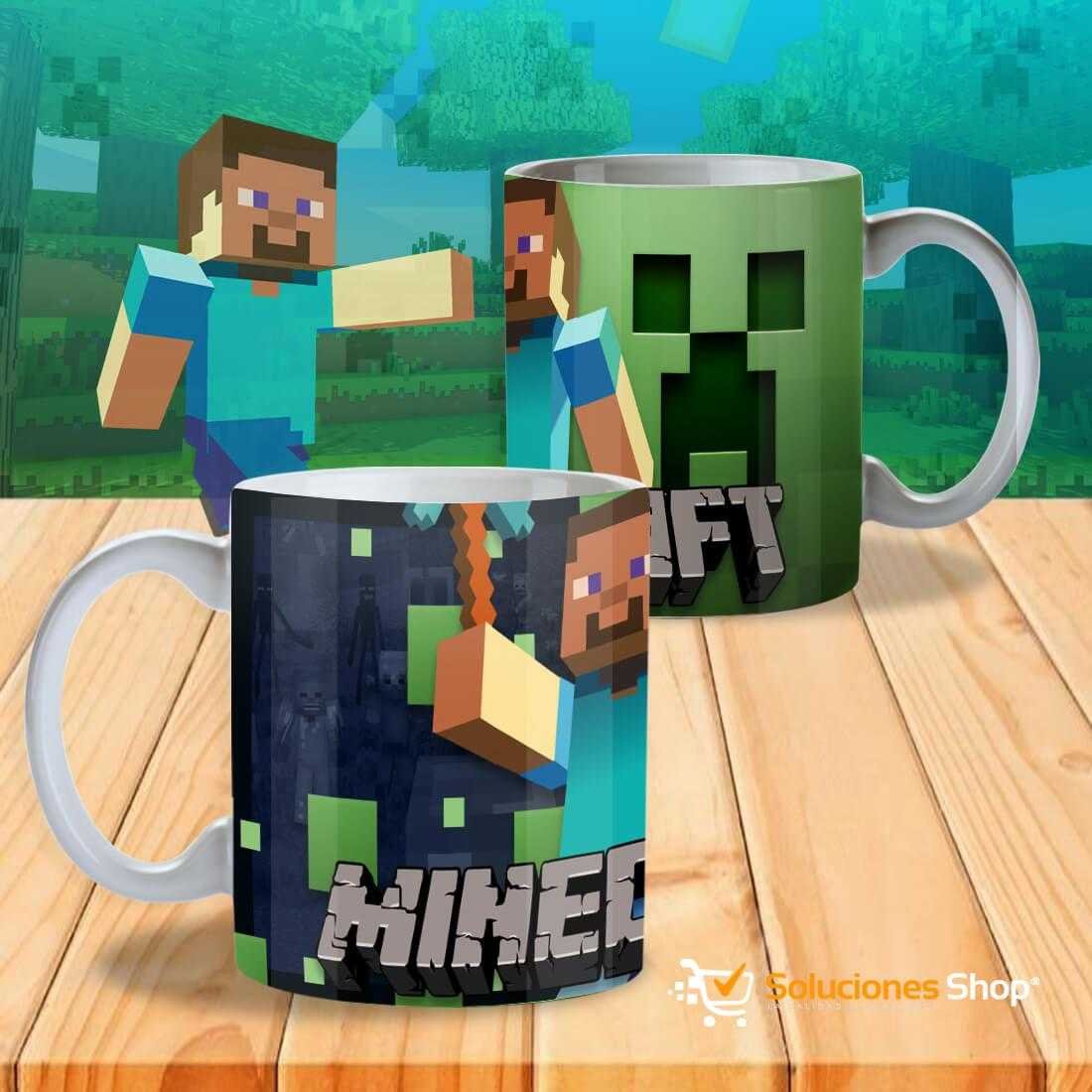 Tazas Minecraft con Marco para Foto – 12 Diseños Personalizados Tazas Minecraft con Marco para Foto – 12 Diseños Personalizados