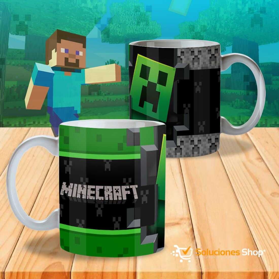 11 Mockup Taza Minecraft Marco para Foto www.chamucocreativo.com 11 Mockup Taza Minecraft Marco para Foto www.chamucocreativo.com