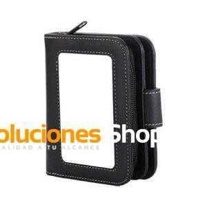 Billetera de Cuero Sintético Negro – Personalizada a Tu Gusto