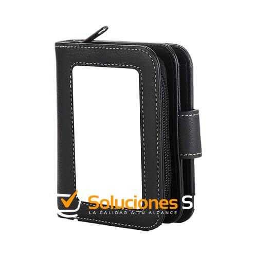 Billetera de Cuero Sintético Negro – Personalizada a Tu Gusto (2) Billetera de Cuero Sintético Negro – Personalizada a Tu Gusto