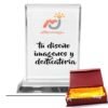 Reconocimiento de Cristal Rectangular Personalizable